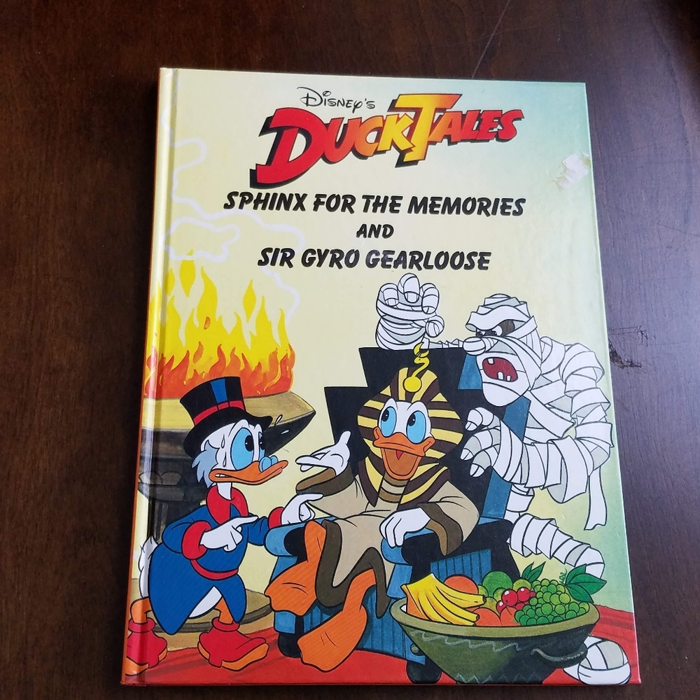 Disney's Ducktales hardback book vintage 80's